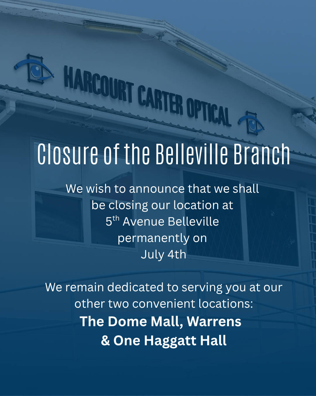 Belleville Branch Closing